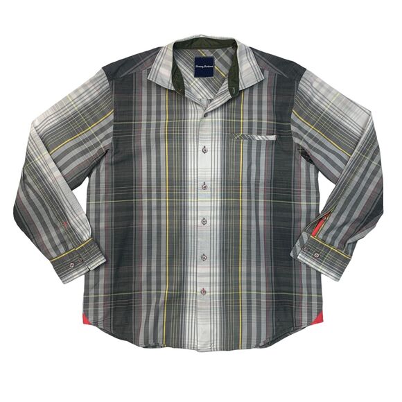 Tommy Bahama Canberra Shirt Mens M Medium Striped Cotton Long Sleeve Button Up - Picture 1 of 13